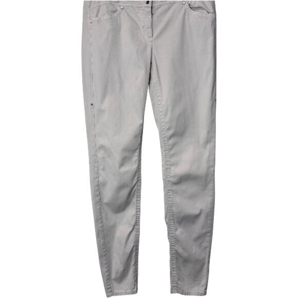 Marc Cain off white tapered straight slim fit pants size 32 - Picture 4 of 7